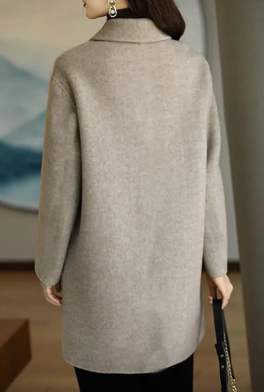 Elisa - Wool Winter Coat for Women