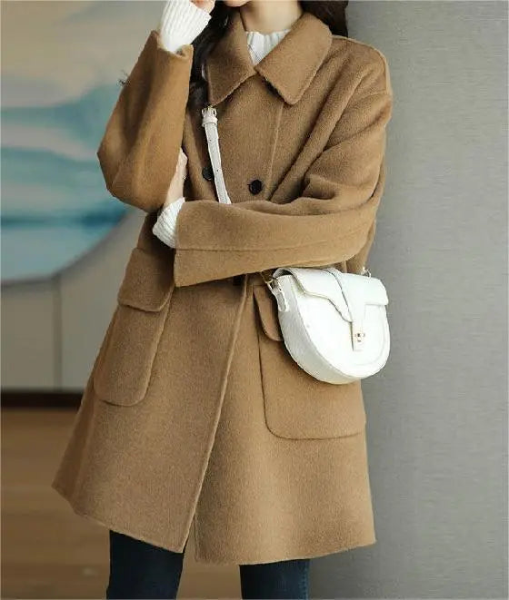 Elisa - Wool Winter Coat for Women
